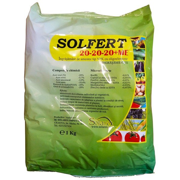 Ingrasamant Solfert 20-20-20 + ME 1kg