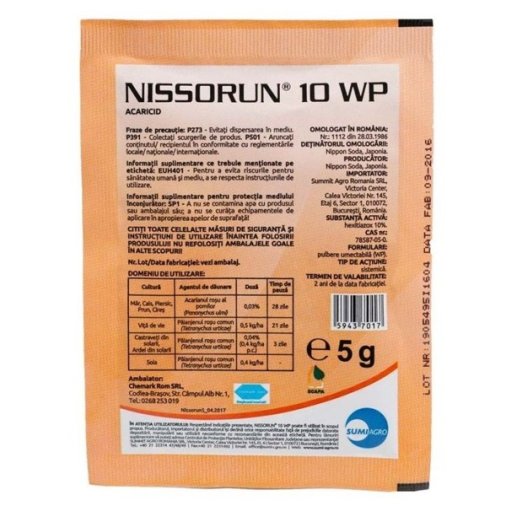 Insecticid Nissorun 10 WP 5gr