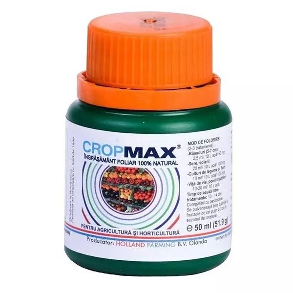Ingrasamant foliar Cropmax 50ml