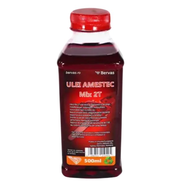 Ulei motor 2T rosu 0.5L